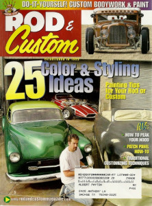 ROD & CUSTOM 2004 MAY - BASIC BODYWORK TRICKS, SMOOTH HEADLAMPS, HOOD PEAK